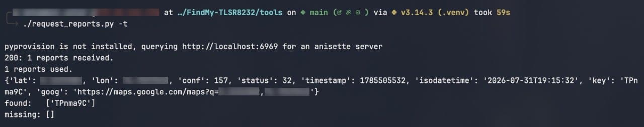 request_reports.py returning real reports.