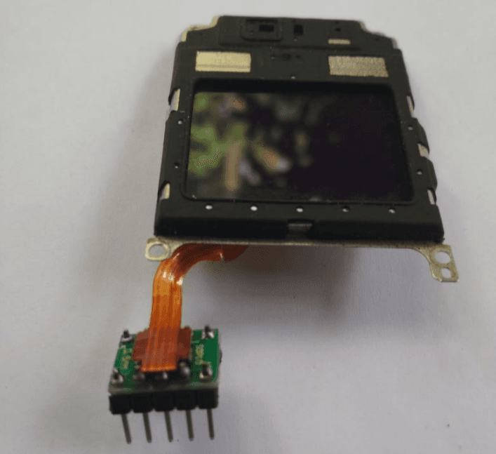 Display with connecter PCB