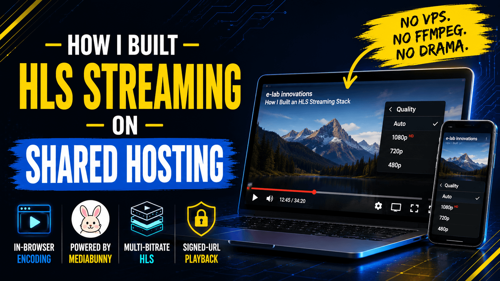 How I Built an HLS Streaming Stack on Shared Hosting